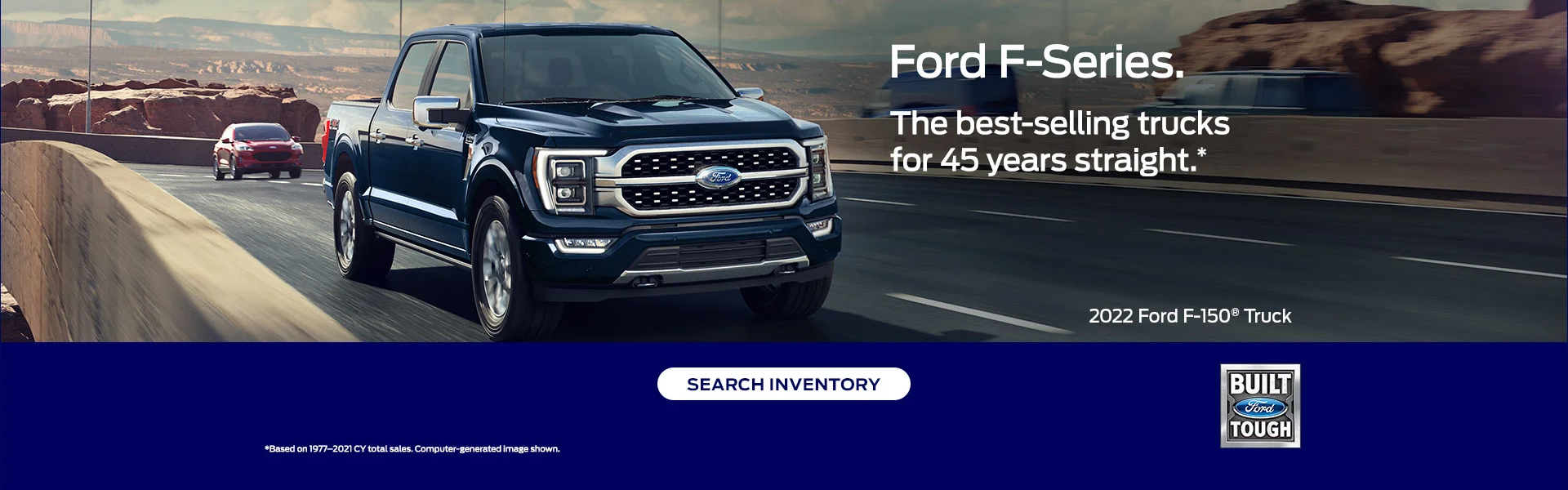 Ford F-series best selling trucks for 45 years straight