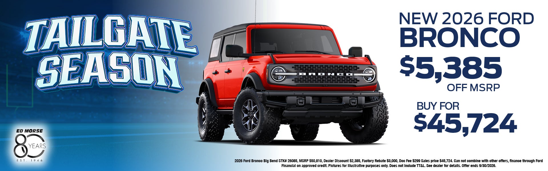 2026 Ford Bronco Big Bend 